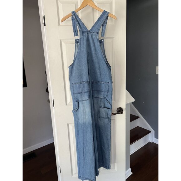 Forever 21 Denim Overall Jumpsuit Women’s Small | Blue Jean Overalls Y2K Trend - Picture 5 of 5